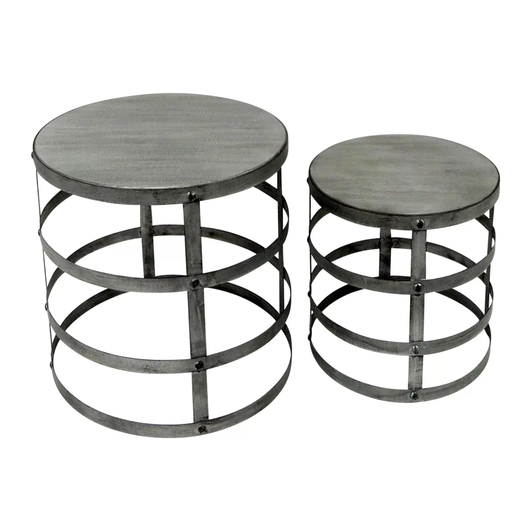 * Discount Sale Wood Top Plant Stand With Metal Base, Large
