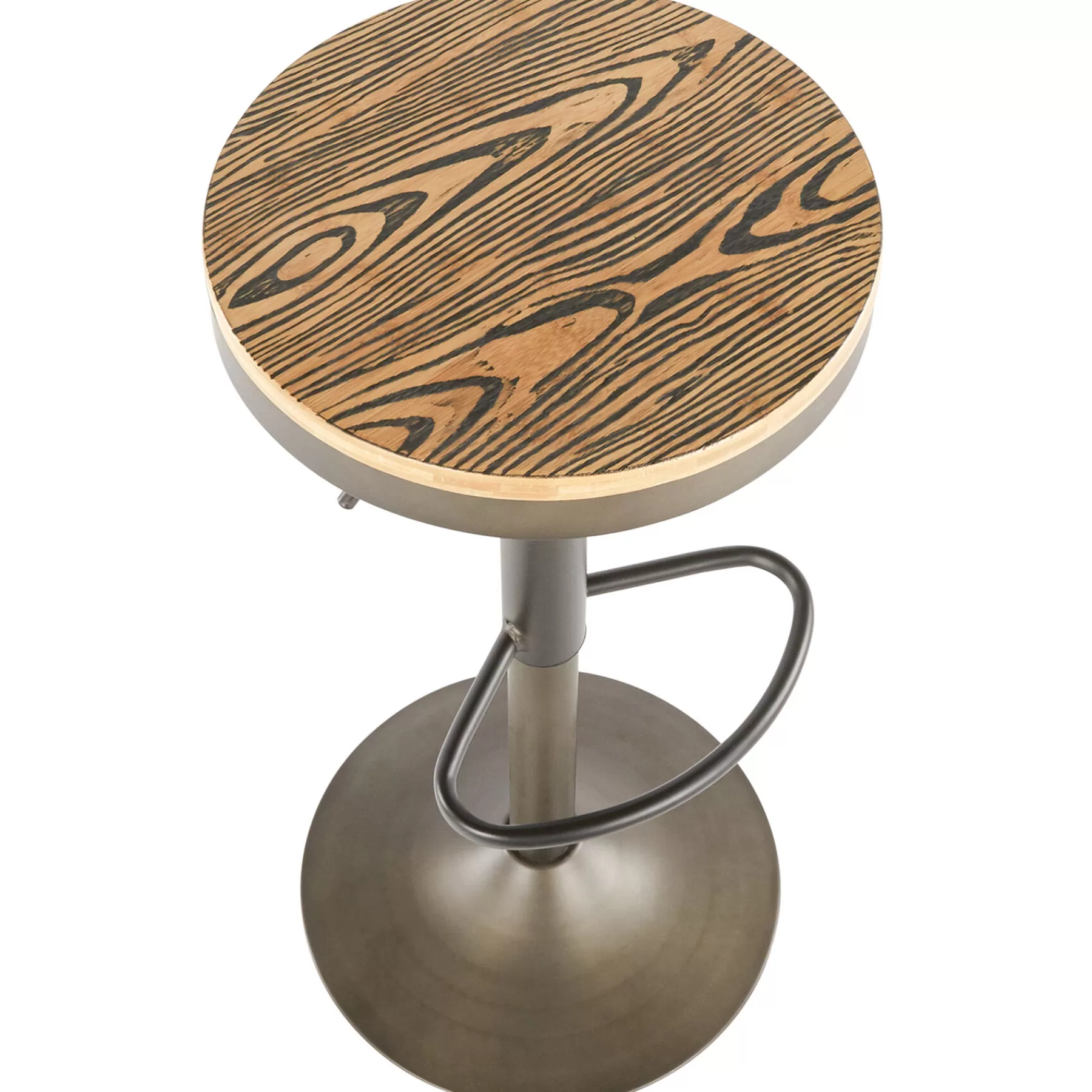 * Discount Store Dakota Antique Bronze Adjustable Industrial Modern Swivel Bar Stool