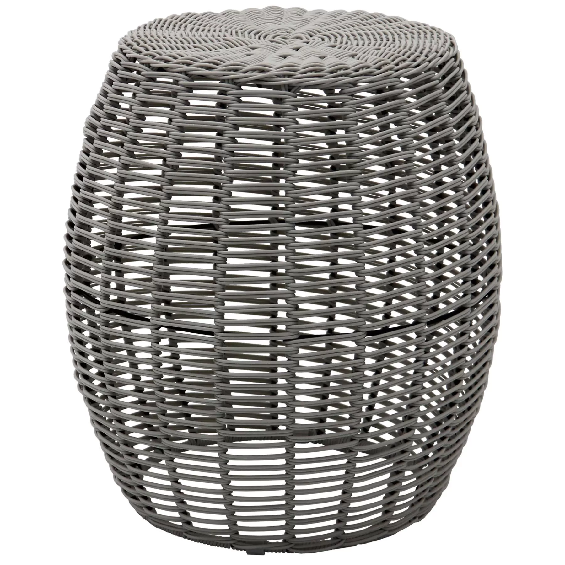 * Discount Store Rio Grey Wicker Outdoor Ottoman, 16
