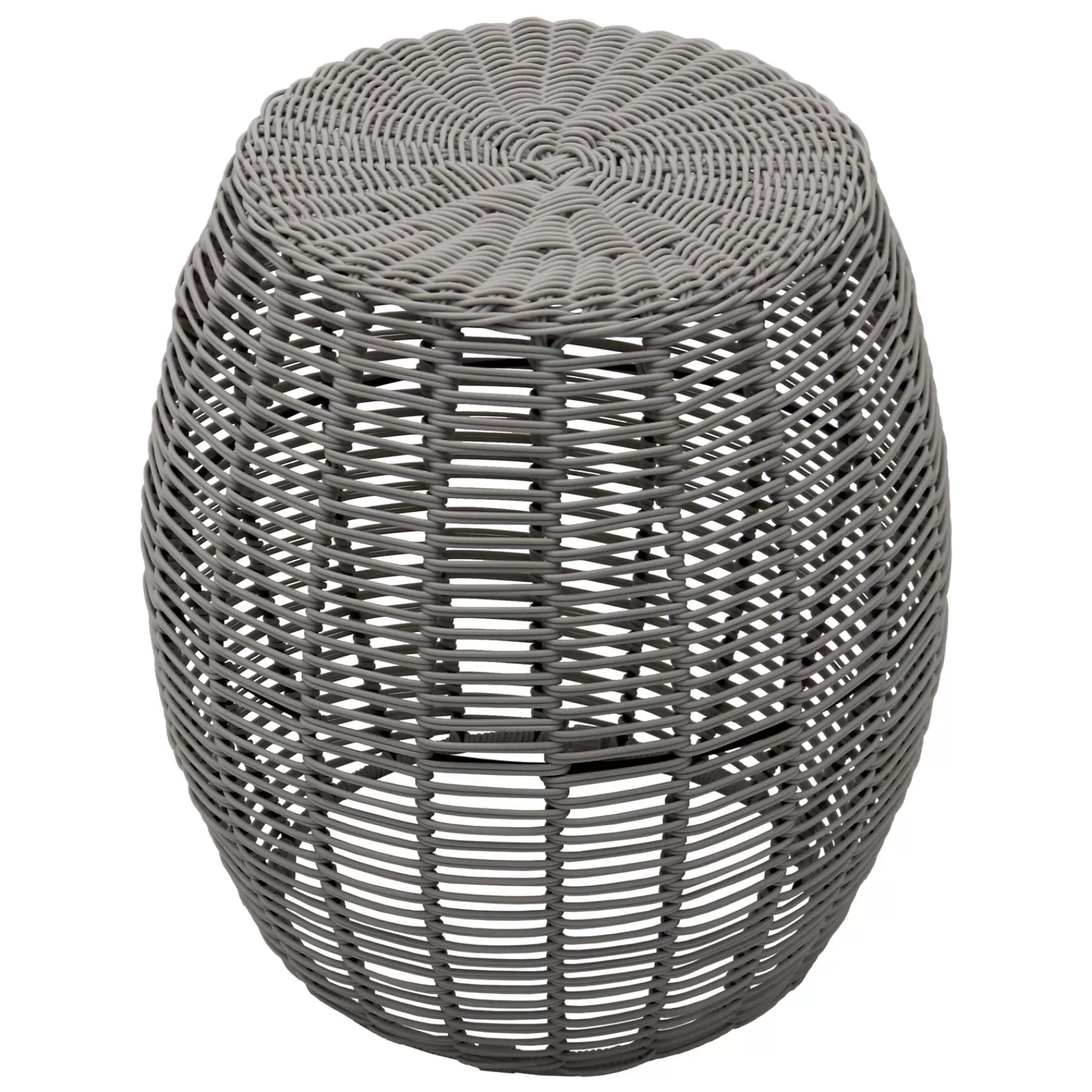 * Discount Store Rio Grey Wicker Outdoor Ottoman, 16