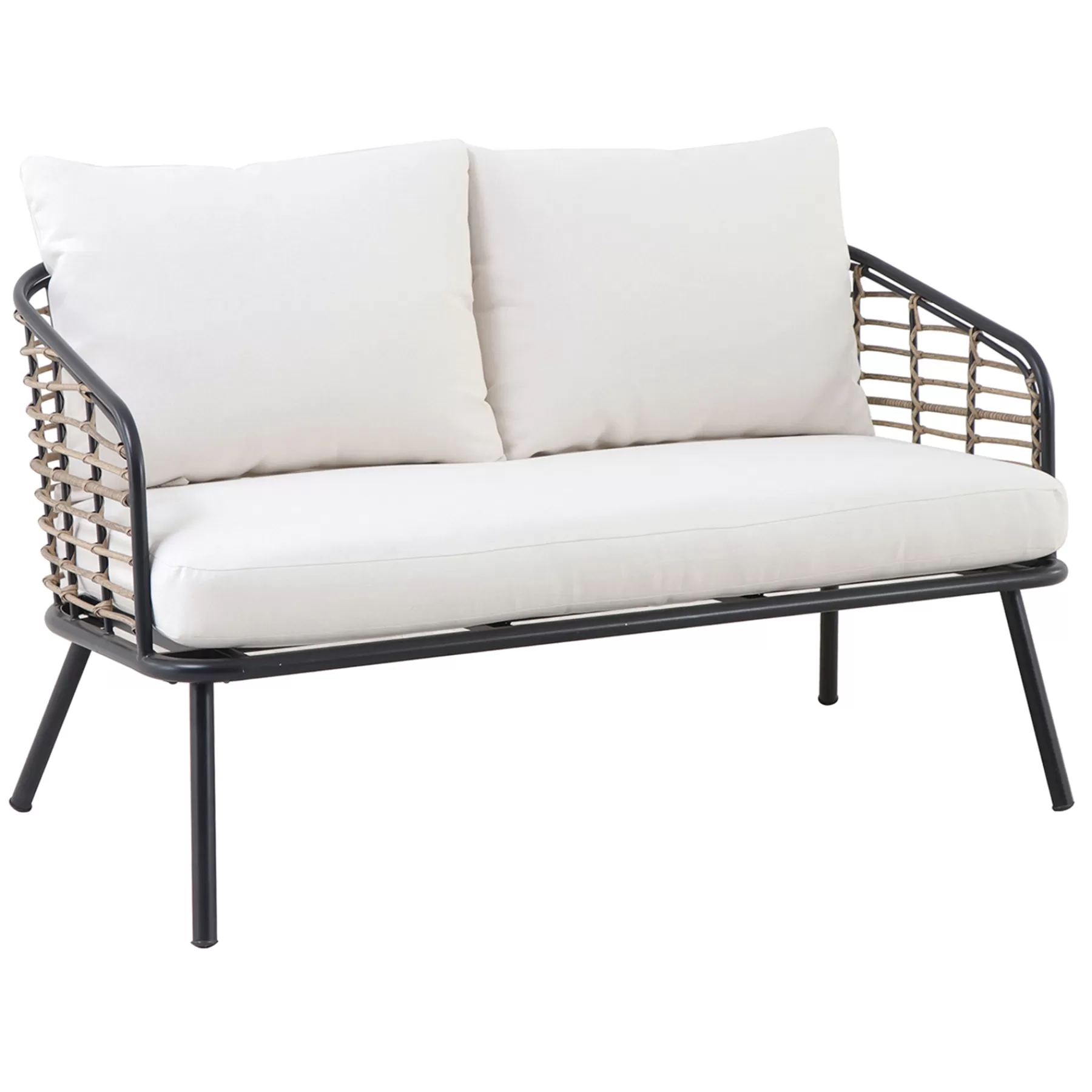 * Discount Store Tracey Boyd Steel & Wicker Outdoor Loveseat