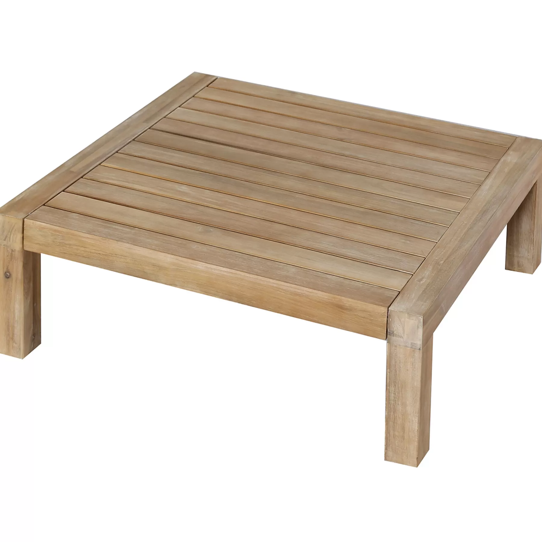 * Limited Edition Park City Blonde Acacia Wood Outdoor Coffee Table