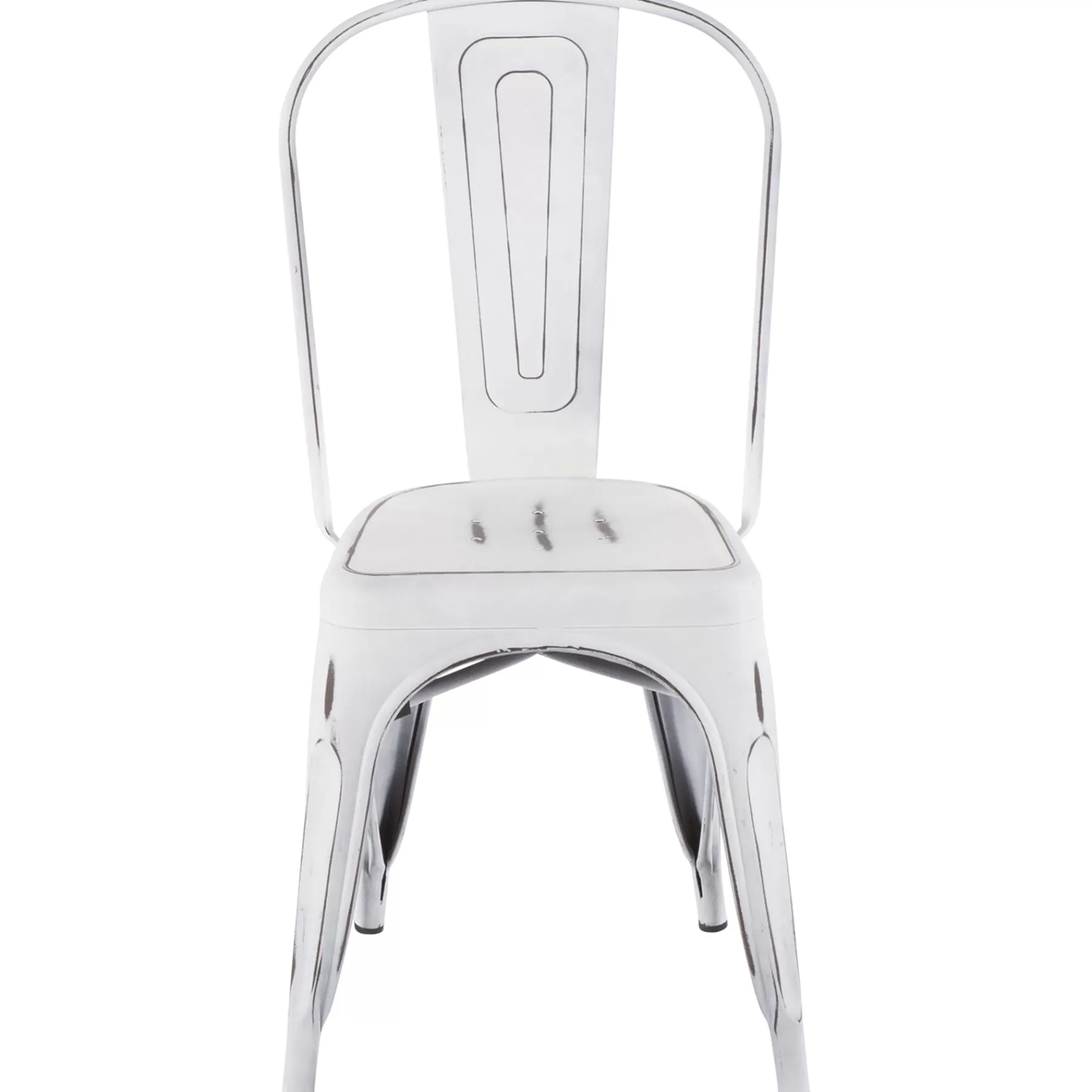 * Online Discount Oregon Vintage White Metal Dining Chair