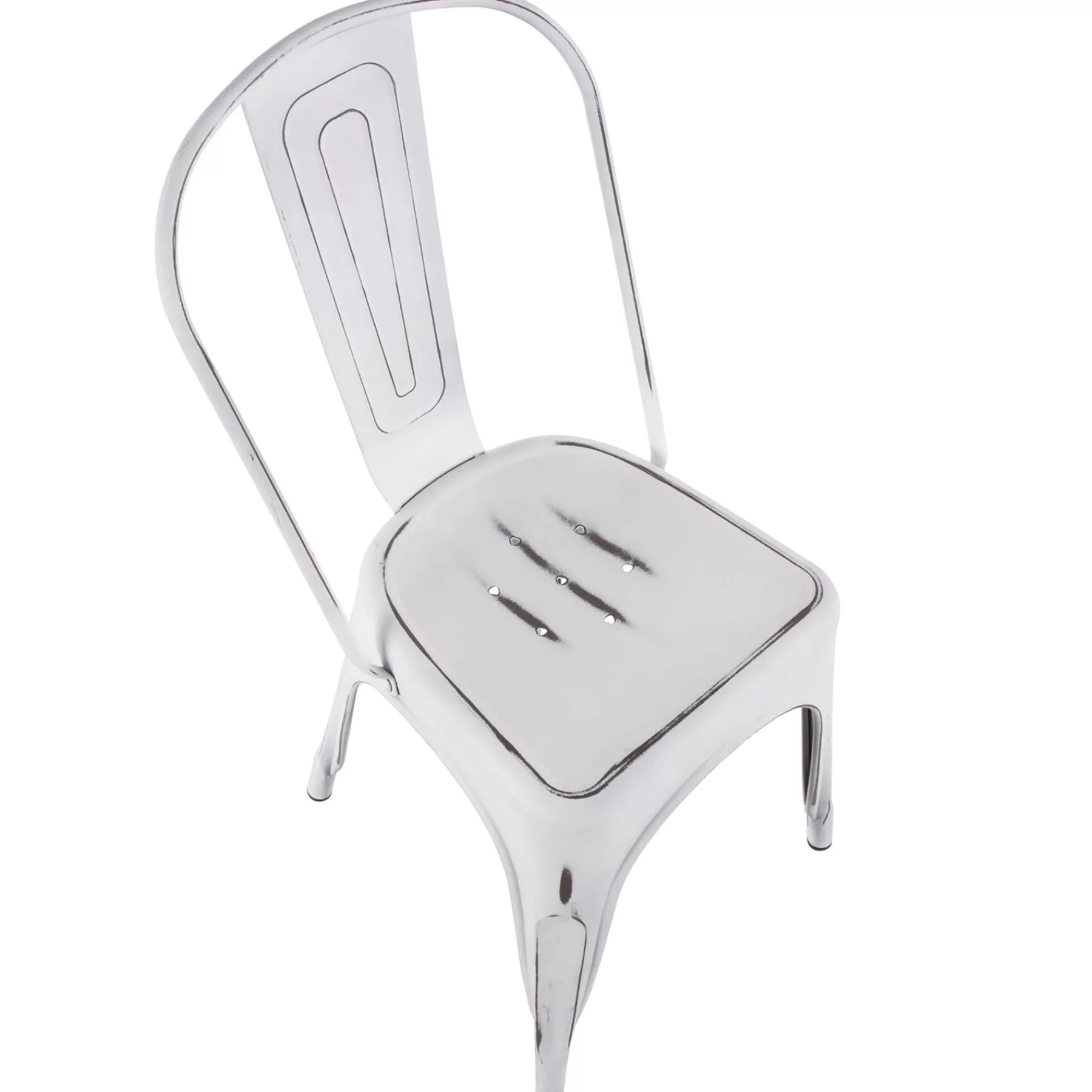 * Online Discount Oregon Vintage White Metal Dining Chair