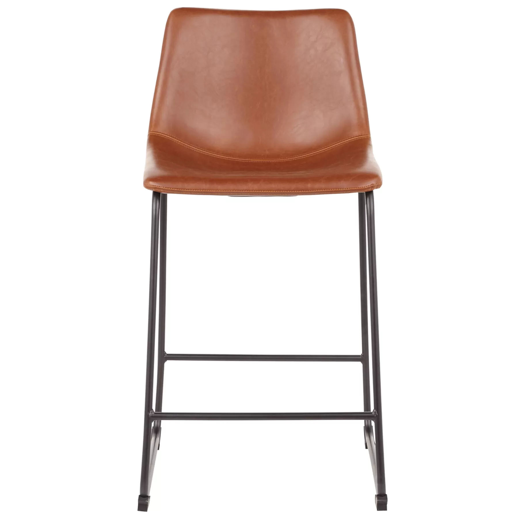 * Typical Style Duke Cognac Modern Industrial Barstool, 30