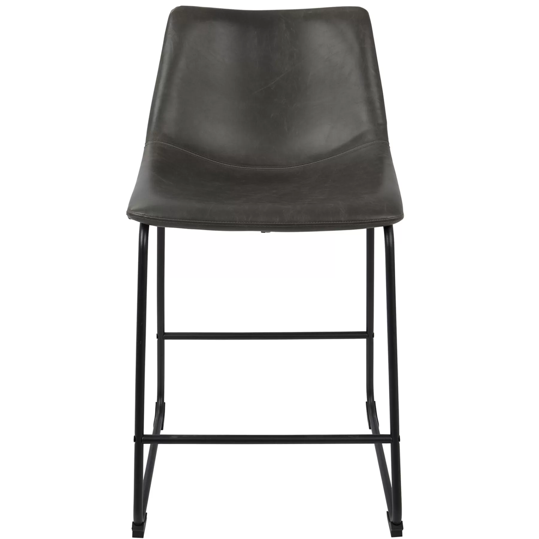 * Typical Style Duke Dark Grey Modern Industrial Barstool, 30